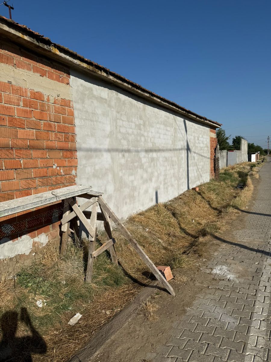 Duvar sıva çalışması